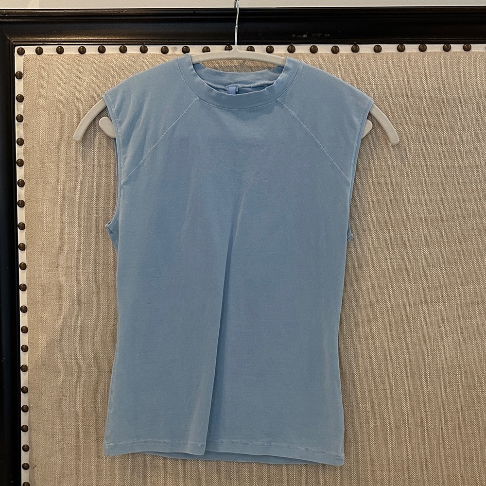 SKIMS Light Blue Muscle Tee